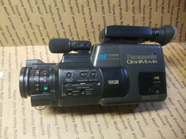 VINTAGE PANASONIC OMNIMOVIE AF X6 CCD Video Camera / Recorder VHS