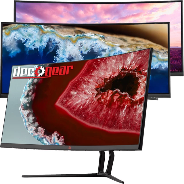 DECO GEAR 35& Curved Gaming Ultrawide Monitor, 3440x1440, 120 Hz, 1ms