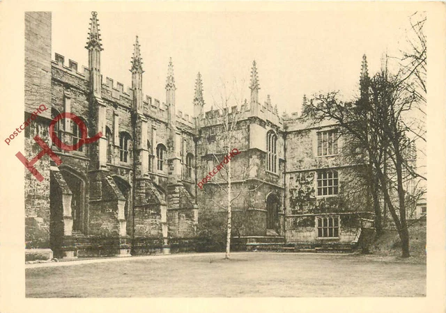 Picture Postcard, Oxford, Bodleian Library, Duke Humphrey's Library