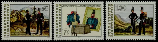 Liechtenstein 964-6 MNH Military Uniforms