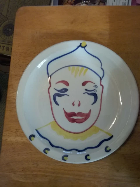 Vintage Union Pacific Railroad Circus Clown Plate