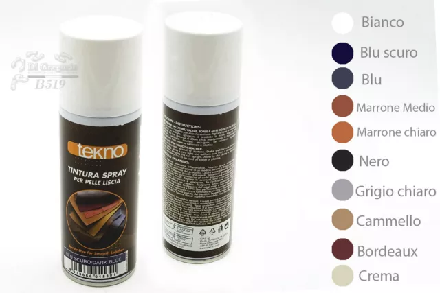 Teinture Vernis Spray pour Vêtements en Cuir Lisses Chaussures Sacs Papier Peint
