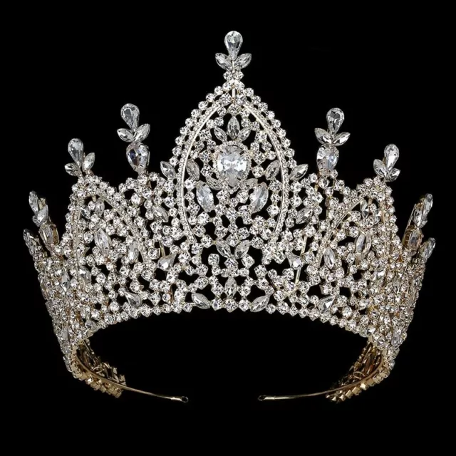 Luxury Tiara Bridal Crown Wedding Hair Accessories Zirconia Crowns Jewelry