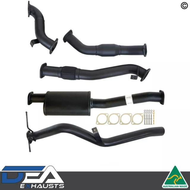 3 Inch Full Exhaust Cat And Muffler To Suit Navara D22 3L Zd30Dd-T 4WD