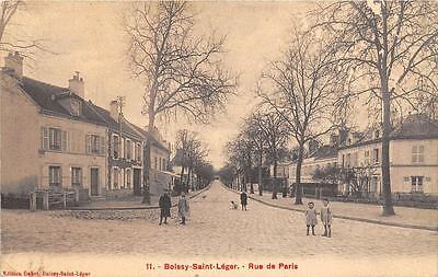 Cpa 94 Boissy Saint Leger Rue De Paris