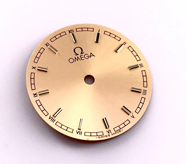 Cadran De Montre Omega Couleur Or - Diamètre ~20,6 Mm - Occasion