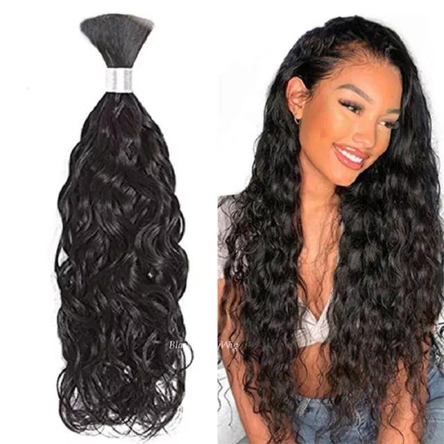 Brazilian Wet and Wavy Human Hair Bulk For Braiding No Weft Bulk Hair Extension