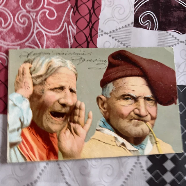 cartolina umoristica inizio xx secolo viaggiata roma