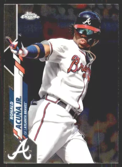 2020 Topps Chrome Ronald Acuna JR. #112  mint from pack