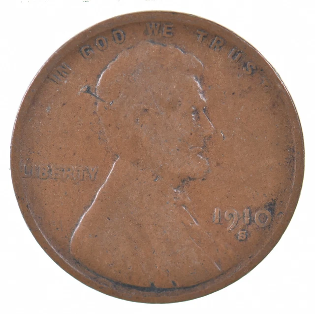 1910-S Lincoln Wheat Cent Estate Coin Collection *653