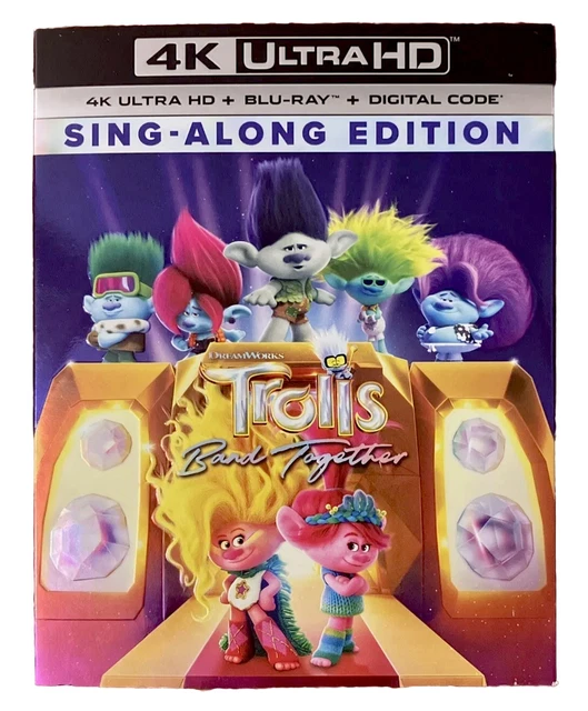 TROLLS BAND TOGETHER SingAlong Edition (2024) 4K UHD + Bluray