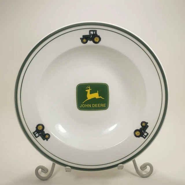 Gibson John Deere Logo Tractor - 9 in Soup Salad Cereal Bowl