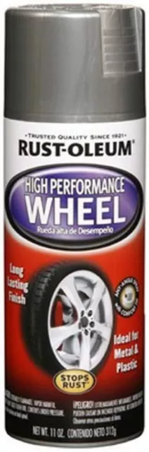 Rust-Oleum 248927 Automotive High Performance Wheel Spray Paint, 11 oz., Steel 3