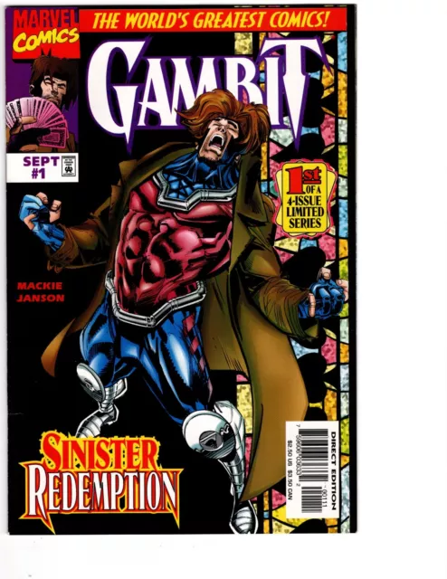 Gambit #1 Mini Series (1997 Marvel) Sinister Redemption! Klaus Janson Cover! VF