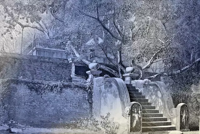 1891 Anuradhapura Ceylon City of the Sacred Bo Tree illustrated