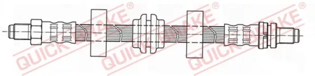 QUICK BRAKE Bremsschlauch 42.913 für FORD MONDEO 1 GBP 2 BAP BFP COUGAR 16V 4x4