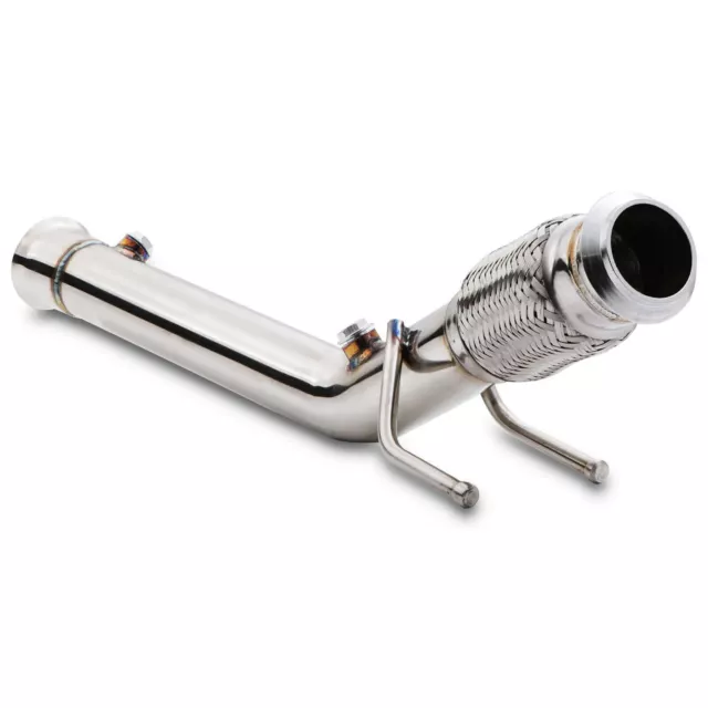 Stainless Race Exhaust Front Decat Flexi Pipe For Peugeot Pug 206 16V 180 Bhp