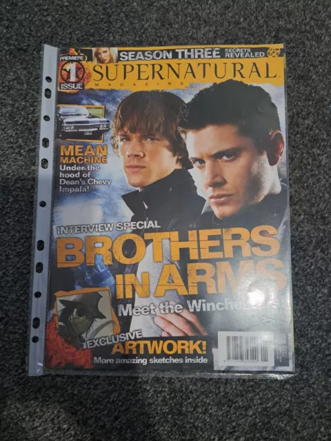 Supernatural Magazine Issue 1 Jensen Ackles Jared Padalecki