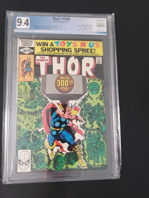 The Mighty Thor #300 Pgx 9.4 The Origin Of Odin Destroyer