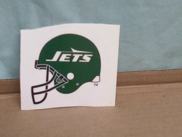 New York Jets Vinyl Decal - 5.5" X 1.6" White, Waterproof For Car Window Laptop Toolbox