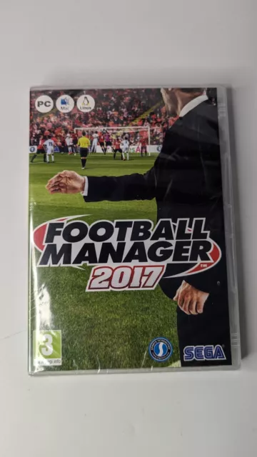 Football Manager 2017 PC DVD ROM Neu Versiegelt