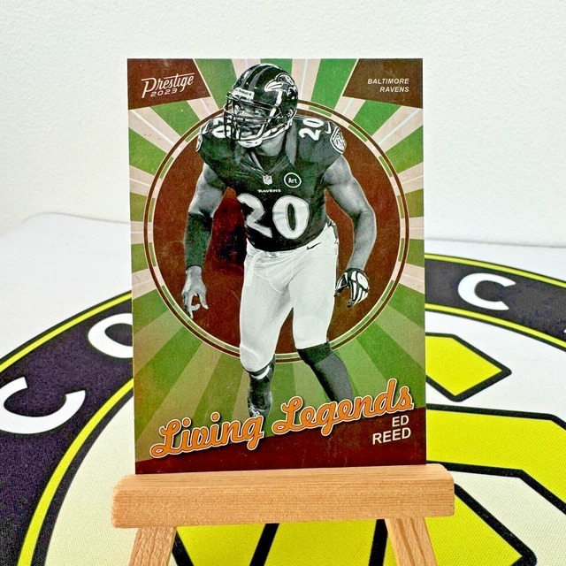 2023 Panini Prestige Ed Reed #LL-17 Living Legends Insert Baltimore Ravens