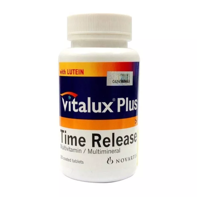 Vitalux Plus Time Release with Lutein & Vitamin C Zinc 30's Tablet Free Ship