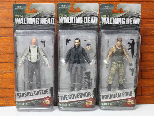 The Walking Dead Rick Carol Hershel Abraham McFarlane 5" Action Figure Model Toy 2