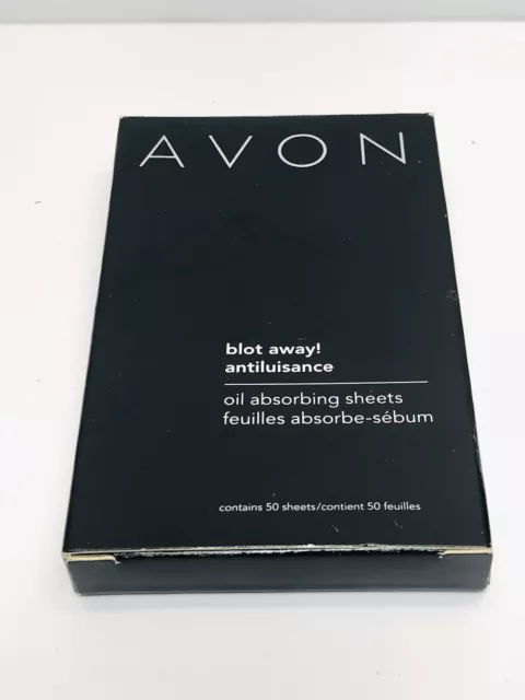 Avon BLOT AWAY Shine Removal Sheets New Box of 50 Oil Absorbing Sheets 2008