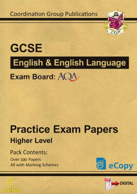 GCSE AQA English Exam past papers both Literature & Language
