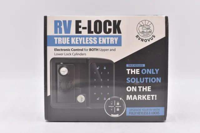 Novustech RV Keyless Entry Door Lock, 0-9 Password Keypad Door Lock