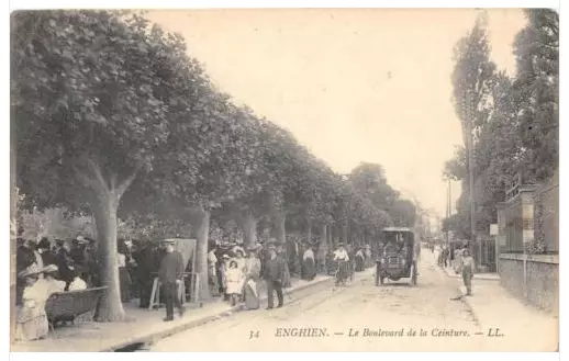 Cpa 95 Enghien Le Boulevard De La Ceinture