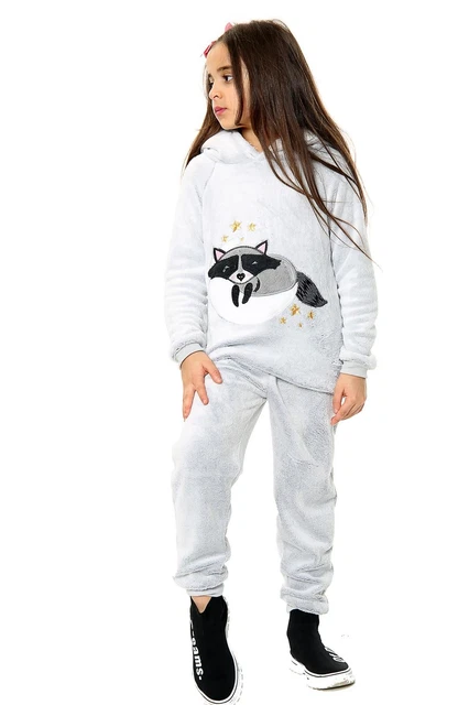 Procione Pigiama Super Soft IN Abbinato Top Fondo Comodo Abbigliamento Anno 2-13