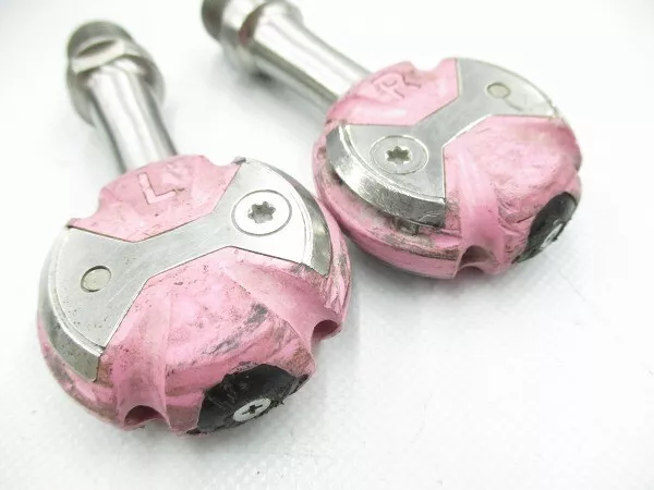 Pedal Binding Speedplay Zero Stainless Steel Shaft Pink - Used 3