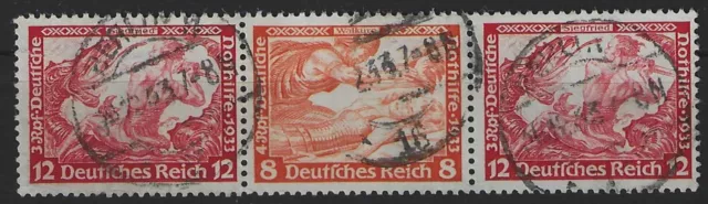 AA875) Deutsches Reich ZD W 56 gestempelt geprüft Schlegel BPP Michel 100 Euro