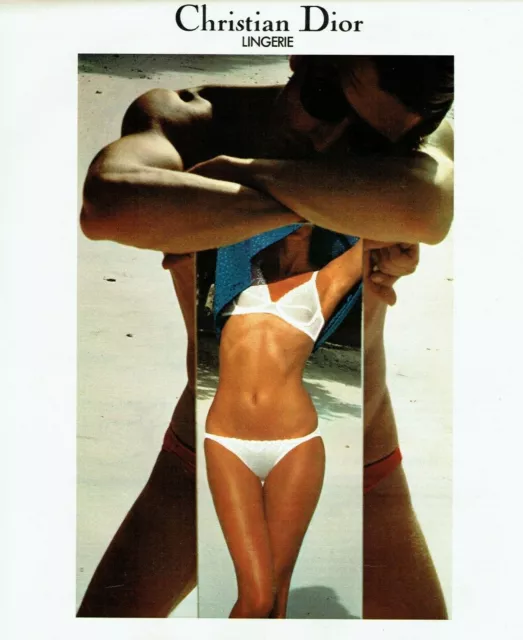 publicité Advertising 0522 1978  lingerie soutien gorge slip Dior sous vetement