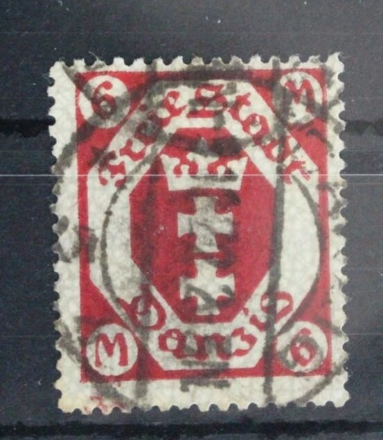 Danzig 109a gestempelt geprüft Infla Berlin #FH002