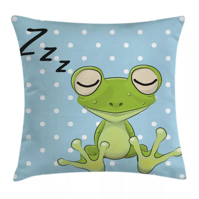 Dessin animé Housse de Coussin Frog Prince pois