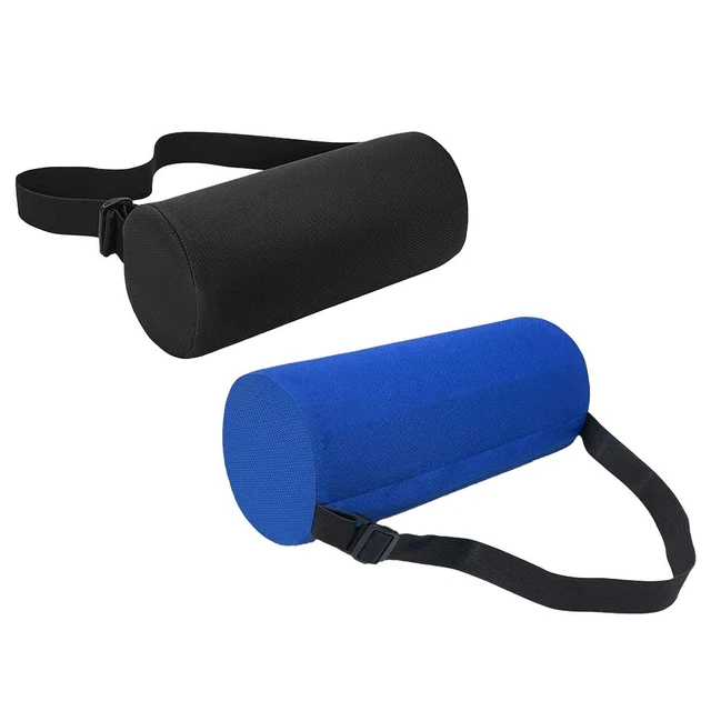 Cylindrical Waist Pillow Breathable Memory Foam for Auto Home Bedroom