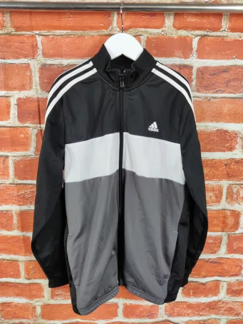 Boys Coat Age 13-14 Years Adidas Black Mix Soft Track Active Sport Jacket 164Cm