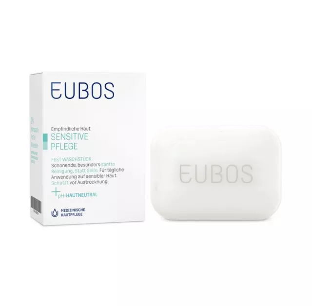 EUBOS SENSITIVE PFLEGE FEST WASCHSTÜCK, 125 g, PZN 8818154