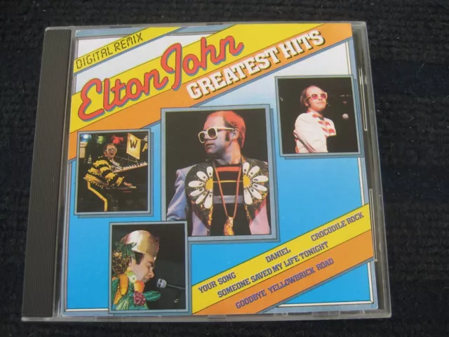CD  ELTON JOHN  Greatest Hits  BR Music  Made in France  Best of  Sehr guter Z.