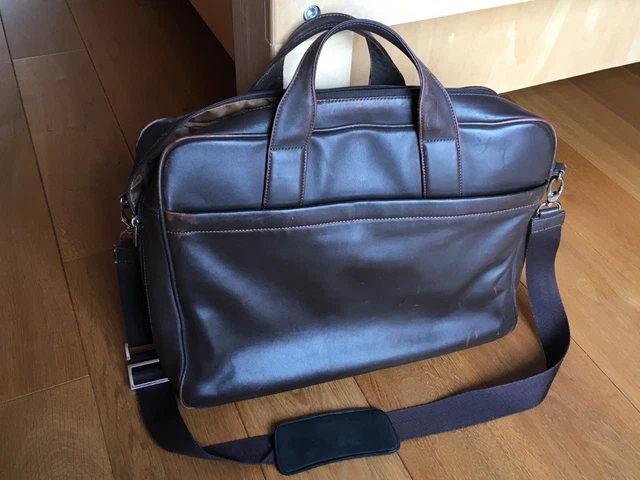 BREE Leder Aktentasche Business-Tasche Office  Unisex Braun - Notebook Laptop