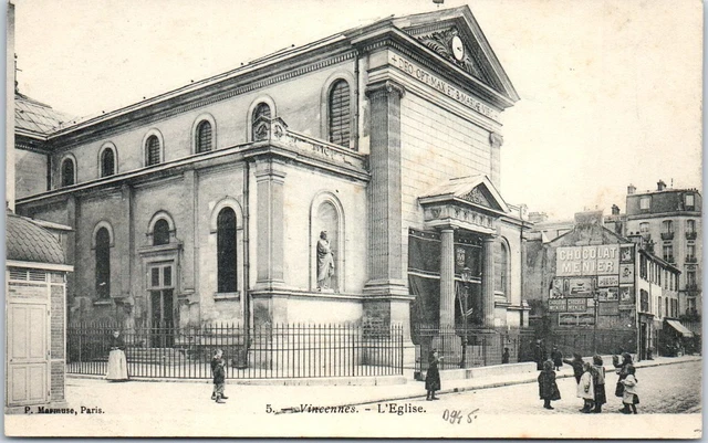 94 VINCENNES - vue de l'eglise.
