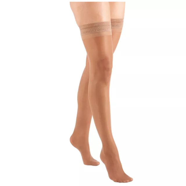 Women's Support Plus Mild Compression Thigh High Stockings