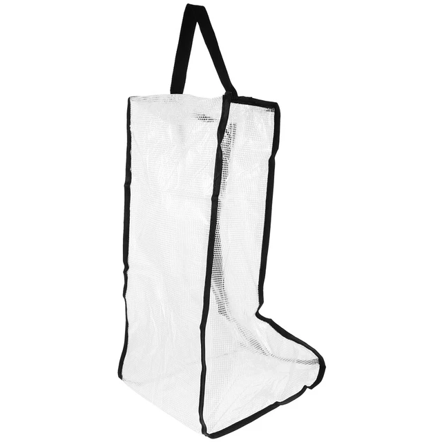 Organisateurs de bottes à poignée, sac de rangement de chaussures à fermeture