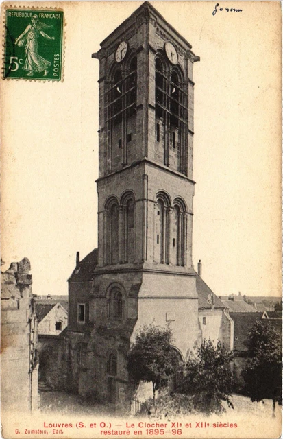 CPA Louvres Le Clocher (1340382)