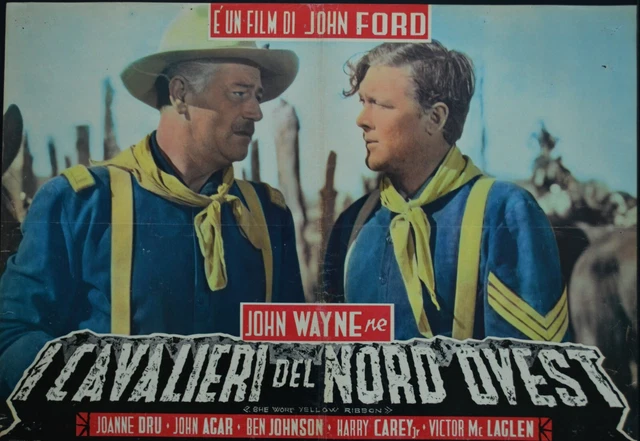 FOTOBUSTA I CAVALIERI DEL NORD OVEST She Wore a Yellow Ribbon JOHN