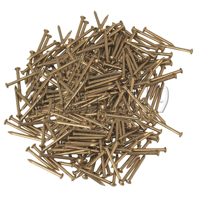 18mm Round Head Antique Vintage Copper Furniture Miniature Nail Pack of 300 3