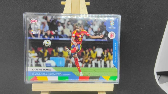 TOPPS NOW EURO 2024 Lamine Yamal National Debut 054 £16.88 - PicClick UK
